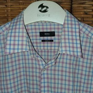 Hugo Boss Sharp Fit Dress Shirt 17.5 XL